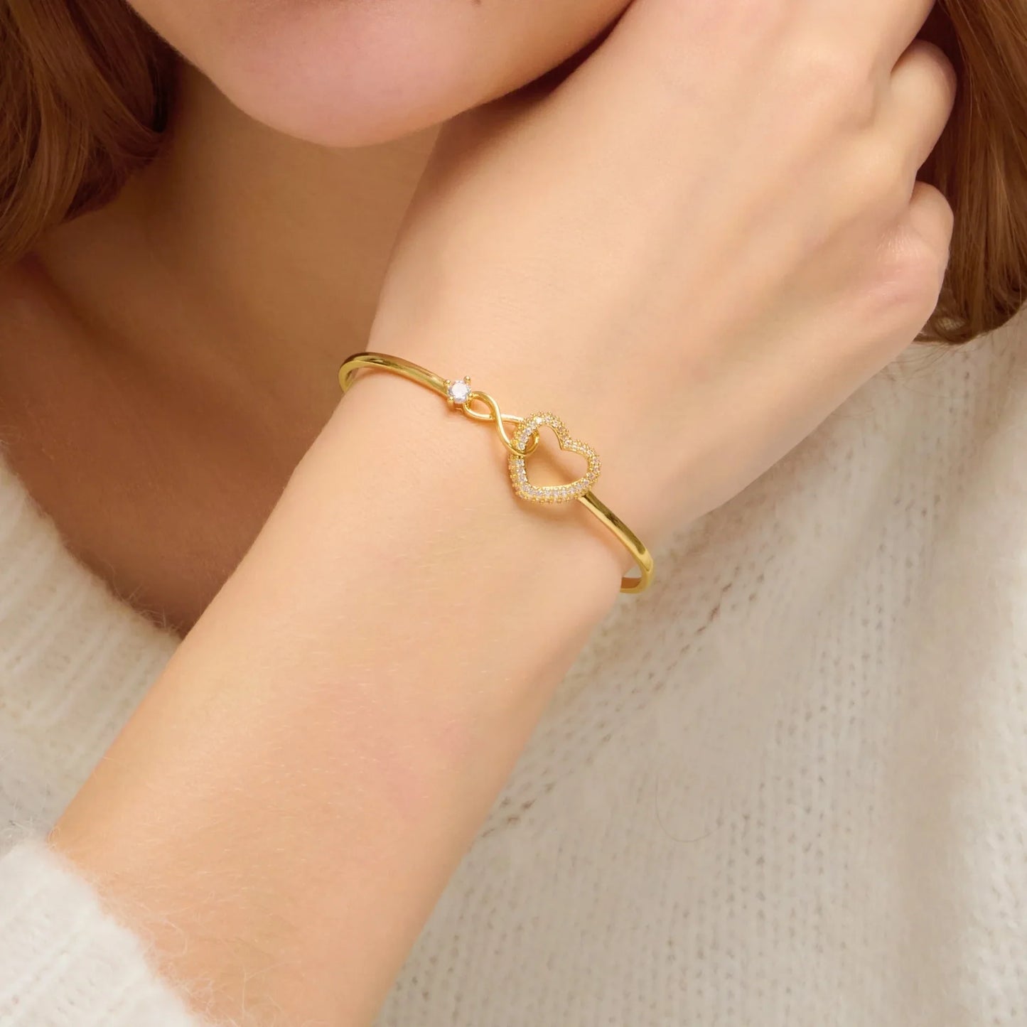 Cuore Infinito™ –  Bracciale Oro 18k